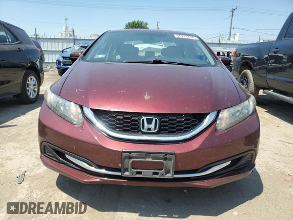 2014 Honda Civic Sedan EX with VIN 19XFB2F87EE027143, listed as a Copart auction lot 57973734 with 135,664 mi miles and Salvage Title. Bid and sale history available at carsss.com. Image 5.