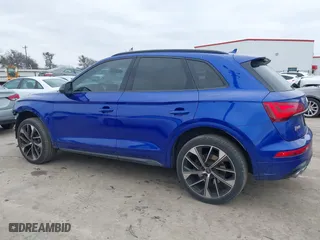 2021 Audi SQ5 Premium Plus with VIN WA1B4AFY4M2044751, listed as a IAAI auction lot 41591199 with 38,877 mi miles. Bid and sale history available at carsss.com. Image 14.