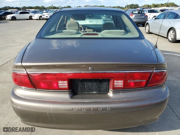 2004 Buick Century Custom with VIN 2G4WS52J641250310, listed as a Copart auction lot 75058634 with 0 mi miles and Salvage Title. Bid and sale history available at carsss.com. Image 6.