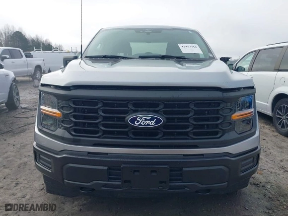 2024 Ford F-150 XL with VIN 1FTFW1L52RKD63374, listed as a IAAI auction lot 41453712 with 7,768 mi miles. Bid and sale history available at carsss.com. Image 12.