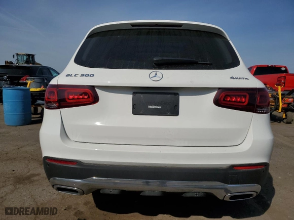 2021 Mercedes-Benz GLC with VIN W1N0G8EB5MV285686, listed as a Copart auction lot 54317825 with 38,605 mi miles and Salvage Title. Bid and sale history available at carsss.com. Image 6.