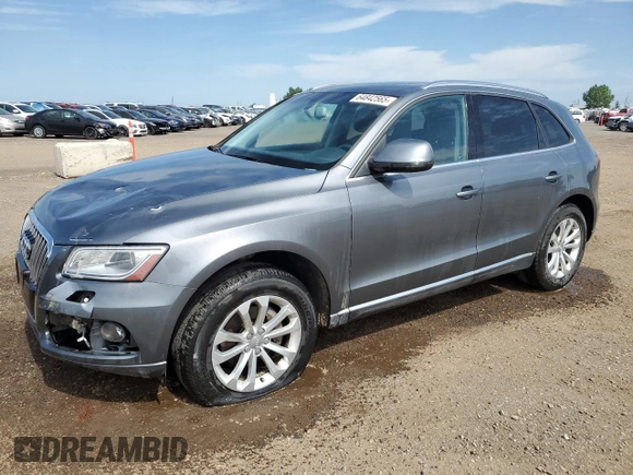 2014 Audi Q5 Progressiv with VIN WA1LFCFP0EA091641, listed as a Copart auction lot 64842565 with 103,483 mi miles and Salvage title. Bid and sale history available at DreamBid. Image 1.