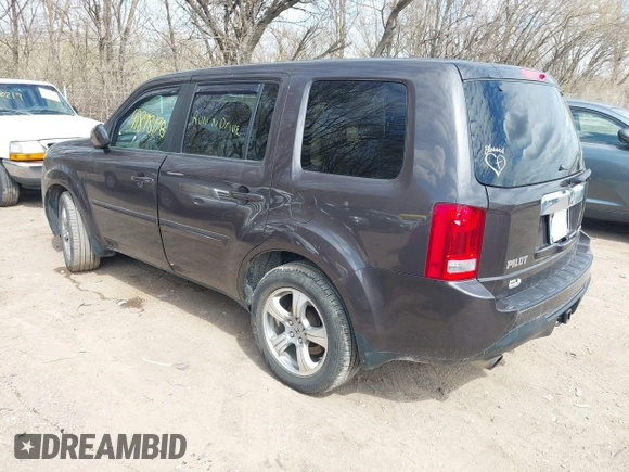 2013 Honda Pilot EX-L with VIN 5FNYF4H6XDB058237, listed as a IAAI auction lot 41898198 with 143,518 mi miles and . Bid and sale history available at carsss.com. Image 3.