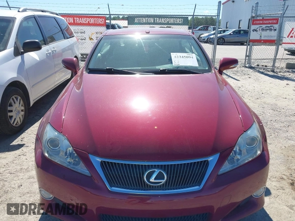 2010 Lexus IS 250 C с VIN JTHFF2C26A2502906, выставлен на аукционе IAAI как лот 42345094 с пробегом 200 600 миль миль и . История ставок и продаж доступна на DreamBid. Изображение 21.