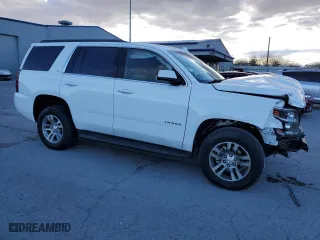 2019 Chevrolet Tahoe LT with VIN 1GNSKBKC0KR123602, listed as a Copart auction lot 48408875 with 77,652 mi miles and Salvage Title. Bid and sale history available at carsss.com. Image 4.