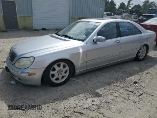 2000 Mercedes-Benz S-Class with VIN WDBNG75J6YA043807, listed as a Copart auction lot 70151654 with 0 mi miles and Clean Title. Bid and sale history available at carsss.com. Image 1.
