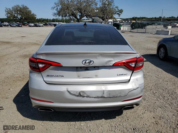 2015 Hyundai Sonata 2.4L Limited with VIN 5NPE34AF9FH034036, listed as a Copart auction lot 53447495 with 187,072 mi miles and Clean Title. Bid and sale history available at carsss.com. Image 6.
