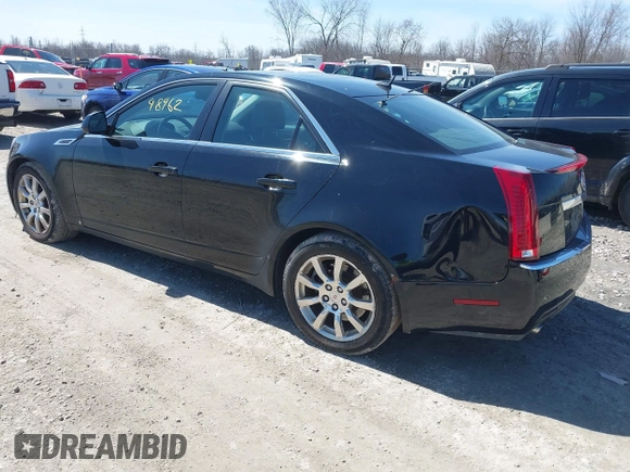 2008 Cadillac CTS AWD w/1SA with VIN 1G6DG577280147464, listed as a IAAI auction lot 42048962 with 132,683 mi miles. Bid and sale history available at carsss.com. Image 3.