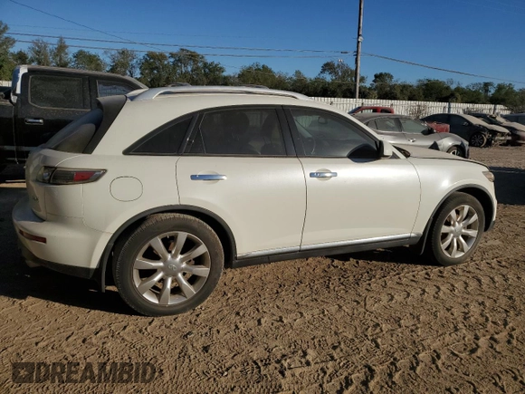 2008 Infiniti FX with VIN JNRAS08U78X101514, listed as a Copart auction lot 76531454 with 145,301 mi miles and Salvage Title. Bid and sale history available at DreamBid. Image 3.