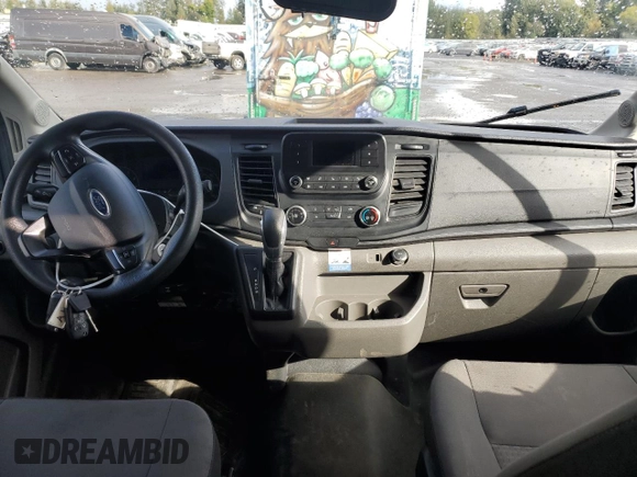 2020 Ford Transit Cargo with VIN 1FTBR3X83LKA28380, listed as a Copart auction lot 76829154 with 63,008 mi miles and Salvage Title. Bid and sale history available at DreamBid. Image 8.