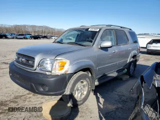 2003 Toyota Sequoia SR5 with VIN 5TDBT44A73S204015, listed as a Copart auction lot 43873945 with 206,461 mi miles and Clean Title. Bid and sale history available at DreamBid. Image 1.