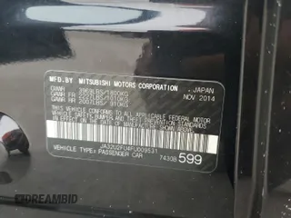 2015 Mitsubishi Lancer ES with VIN JA32U2FU4FU009531, listed as a Copart auction lot 71047304 with Not Provided miles and Non Repairable. Bid and sale history available at carsss.com. Image 12.