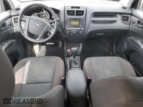2010 Kia Sportage LX with VIN KNDKG3A45A7706946, listed as a Copart auction lot 50245845 with 111,884 mi miles and Salvage Title. Bid and sale history available at carsss.com. Image 8.