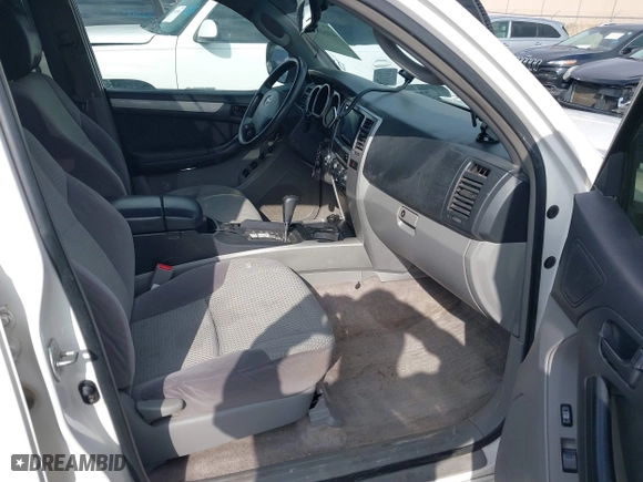2005 Toyota 4Runner SR5 with VIN JTEBU14R750073185, listed as a IAAI auction lot 41618999 with 196,126 mi miles. Bid and sale history available at carsss.com. Image 5.