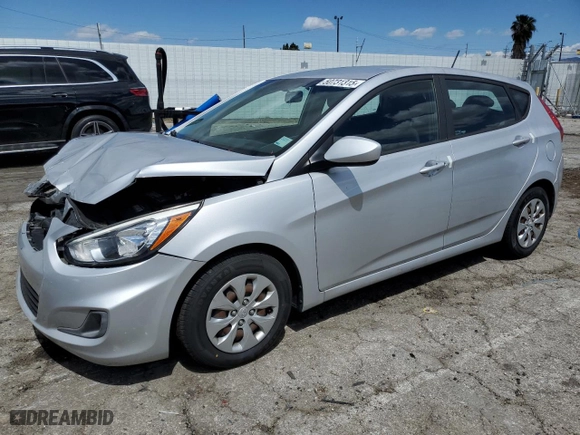 2017 Hyundai Accent SE with VIN KMHCT5AE0HU316588, listed as a Copart auction lot 50731315 with 95,447 mi miles and Salvage Title. Bid and sale history available at carsss.com. Image 1.