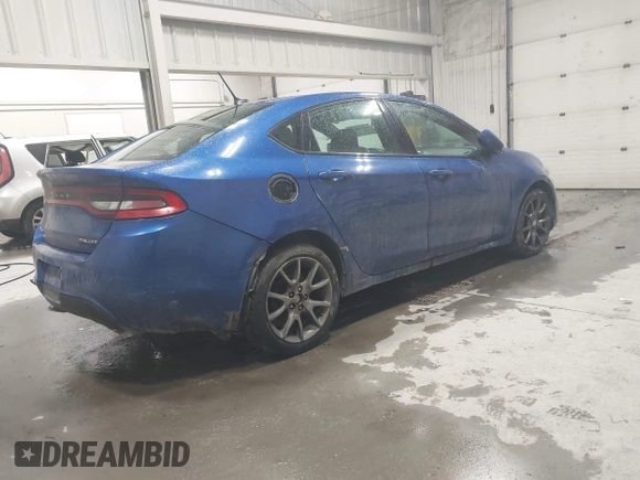 2013 Dodge Dart SXT with VIN 1C3CDFBA8DD176274, listed as a IAAI auction lot 41400067 with 80,120 mi miles. Bid and sale history available at carsss.com. Image 4.