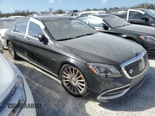 2020 Mercedes-Benz S-Class Maybach S 560 with VIN W1KUX8GB0LA558390, listed as a Copart auction lot 74655674 with 0 mi miles and Non Repairable. Bid and sale history available at carsss.com. Image 4.