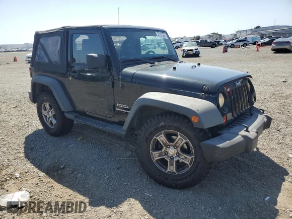 2012 Jeep Wrangler Sport z VIN 1C4AJWAG9CL257841, wystawiony jako Copart lot #57731255 z przebiegiem 112 614 mil mil oraz Szkoda całkowita • Salvage title. Historia ofert i sprzedaży dostępna na DreamBid. Obrazek 4.