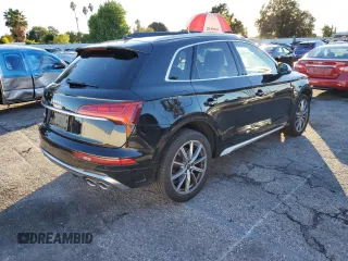 2021 Audi SQ5 Prestige with VIN WA1C4AFY5M2031298, listed as a Copart auction lot 66555102 with 23,866 mi miles. Bid and sale history available at carsss.com. Image 4.