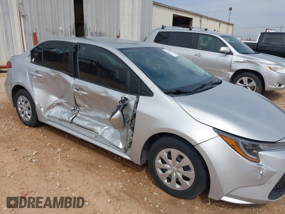 2020 Toyota Corolla L with VIN 5YFDPRAE3LP004632, listed as a IAAI auction lot 41741124 with 46,887 mi miles. Bid and sale history available at carsss.com. Image 6.