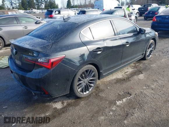 2021 Acura ILX Premium with VIN 19UDE2F80MA009049, listed as a IAAI auction lot 41573500 with 73,460 mi miles and . Bid and sale history available at DreamBid. Image 4.