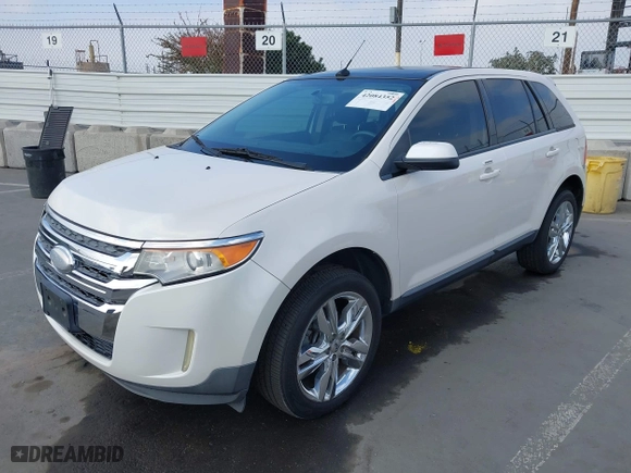 2012 Ford Edge SEL with VIN 2FMDK3JC7CBA93135, listed as a IAAI auction lot 42084352 with 162,685 mi miles. Bid and sale history available at carsss.com. Image 18.