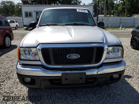 2005 Ford Ranger XLT with VIN 1FTZR45E35PA22825, listed as a Copart auction lot 58169565 with 117,956 mi miles and Salvage title. Bid and sale history available at DreamBid. Image 5.