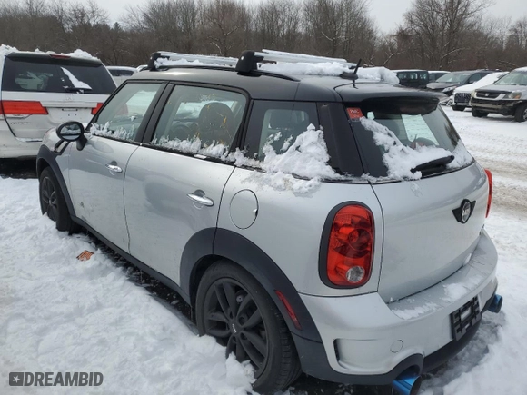 2013 MINI Cooper Countryman S ALL4 with VIN WMWZC5C58DWM15375, listed as a Copart auction lot 44399835 with NaN miles and Clean Title. Bid and sale history available at carsss.com. Image 2.