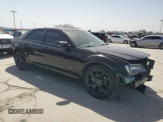 2022 Chrysler 300 S with VIN 2C3CCABG8NH184406, listed as a Copart auction lot 48822155 with 38,899 mi miles and Salvage title. Bid and sale history available at DreamBid. Image 4.