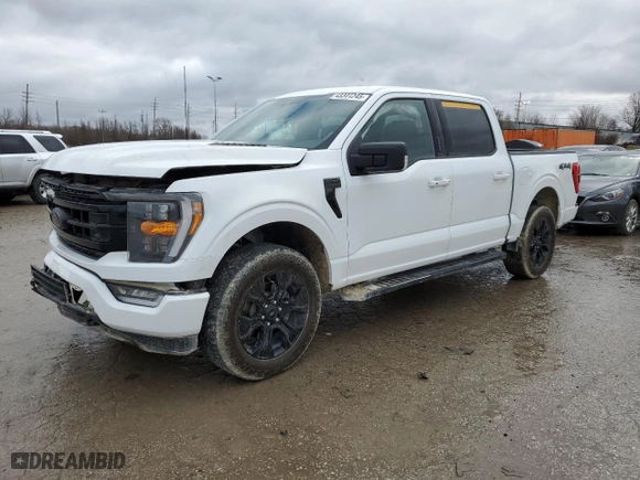 2022 Ford F-150 XL with VIN 1FTFW1E53NFB16431, listed as a Copart auction lot 43341245 with 90,340 mi miles and Salvage Title. Bid and sale history available at carsss.com. Image 1.