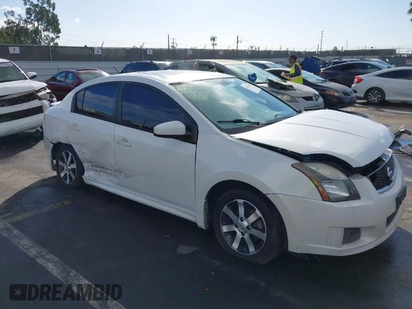 2012 Nissan Sentra S with VIN 3N1AB6AP8CL666272, listed as a IAAI auction lot 41392965 with Not Provided miles and . Bid and sale history available at DreamBid. Image 1.