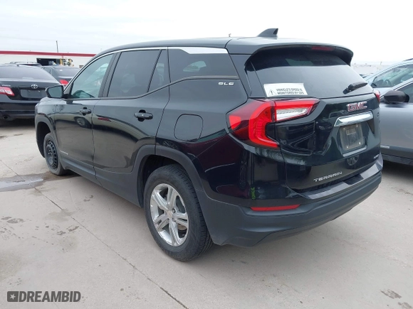 2022 GMC Terrain SLE with VIN 3GKALTEV9NL178747, listed as a IAAI auction lot 41946354 with 112,515 mi miles. Bid and sale history available at carsss.com. Image 3.