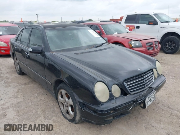 2002 Mercedes-Benz E 320 with VIN WDBJF70J02B477523, listed as a IAAI auction lot 42136739 with 251,354 mi miles and . Bid and sale history available at DreamBid. Image 1.