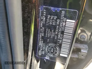 2022 Hyundai Venue SEL z VIN KMHRC8A34NU132938, wystawiony jako Copart lot #62136555 z przebiegiem 76 617 mil mil oraz Szkoda całkowita • Salvage title. Historia ofert i sprzedaży dostępna na DreamBid. Obrazek 14.