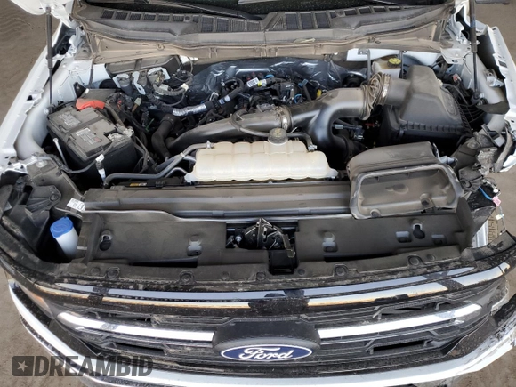 2024 Ford F-150 XLT with VIN 1FTEW3LP2RKD38855, listed as a Copart auction lot 80711074 with 12,360 mi miles and Salvage Title. Bid and sale history available at carsss.com. Image 11.