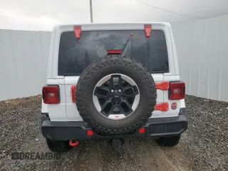 2021 Jeep Wrangler Unlimited Rubicon with VIN 1C4HJXFG9MW730828, listed as a Copart auction lot 45523055 with Not Provided miles and Clean Title. Bid and sale history available at DreamBid. Image 6.