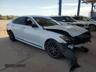 2018 Genesis G80 Sport z VIN KMHGN4JB3JU232931, wystawiony jako Copart lot #63429655 z przebiegiem 87 311 mil mil oraz Szkoda całkowita • Salvage title. Historia ofert i sprzedaży dostępna na DreamBid. Obrazek 4.