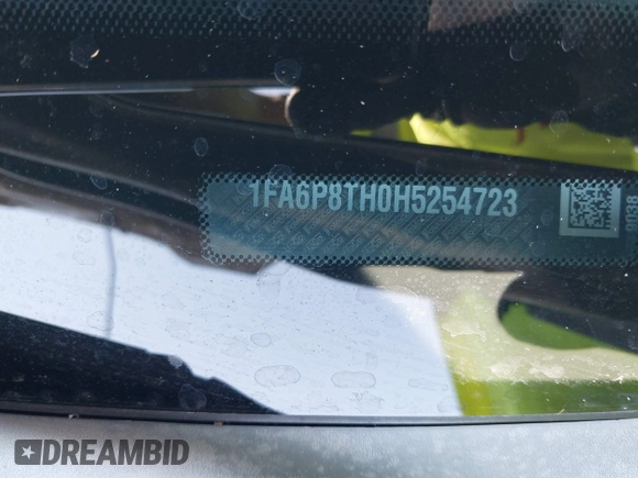 2017 Ford Mustang EcoBoost с VIN 1FA6P8TH0H5254723, выставлен на аукционе IAAI как лот 42687779 с пробегом 137 979 миль миль и . История ставок и продаж доступна на DreamBid. Изображение 9.
