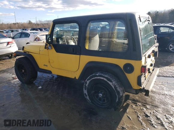 2000 Jeep Wrangler SE with VIN 1J4FA29P4YP791584, listed as a Copart auction lot 46437415 with 157,645 mi miles and Clean Title. Bid and sale history available at carsss.com. Image 2.