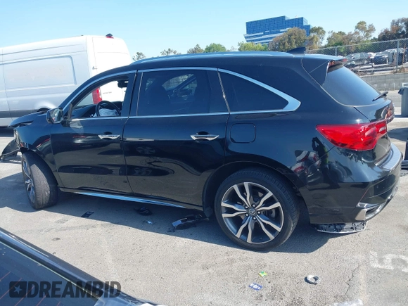 2019 Acura MDX Advance with VIN 5J8YD3H89KL001475, listed as a IAAI auction lot 42489400 with 100,281 mi miles and . Bid and sale history available at DreamBid. Image 15.