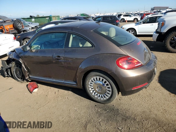 2015 Volkswagen Beetle with VIN 3VWH17AT3FM604193, listed as a Copart auction lot 72023304 with 49,958 mi miles and Salvage Title. Bid and sale history available at DreamBid. Image 2.