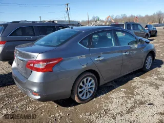 2019 Nissan Sentra S with VIN 3N1AB7AP5KY396778, listed as a Copart auction lot 45513065 with 54,481 mi miles and Salvage Title. Bid and sale history available at carsss.com. Image 3.