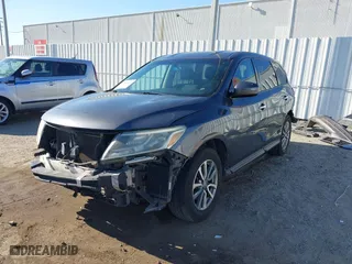 2014 Nissan Pathfinder SV with VIN 5N1AR2MN3EC670767, listed as a IAAI auction lot 41824959 with 124,562 mi miles. Bid and sale history available at carsss.com. Image 23.