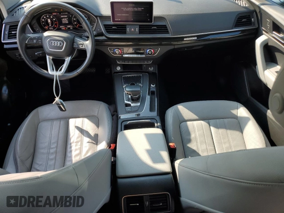 2018 Audi Q5 Premium with VIN WA1ANAFY4J2218404, listed as a Copart auction lot 60293695 with 80,767 mi miles and Salvage title. Bid and sale history available at DreamBid. Image 8.