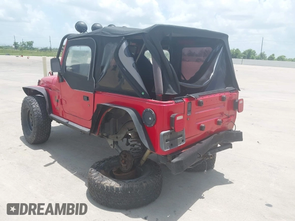 1999 Jeep Wrangler SE with VIN 1J4FY29P8XP464616, listed as a IAAI auction lot 42538529 with 126,497 mi miles and . Bid and sale history available at DreamBid. Image 3.