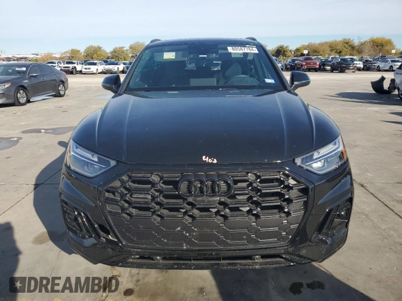 2024 Audi Q5 S line Premium Plus with VIN WA1EABFY5R2036077, listed as a Copart auction lot 80587784 with 6,047 mi miles and Salvage Title. Bid and sale history available at DreamBid. Image 5.
