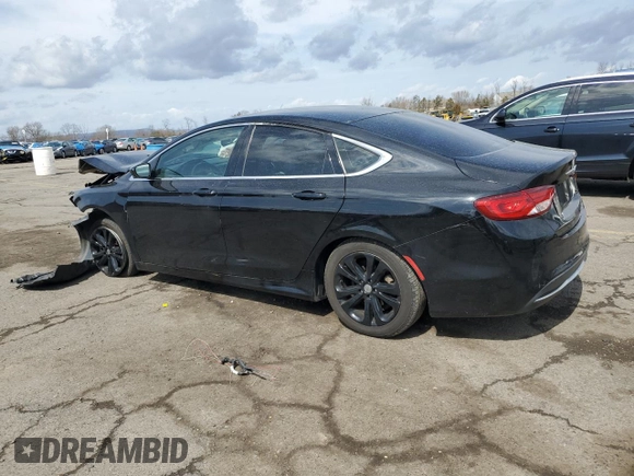 2015 Chrysler 200 Limited with VIN 1C3CCCAB9FN651729, listed as a Copart auction lot 51156705 with 163,926 mi miles and Salvage Title. Bid and sale history available at carsss.com. Image 2.