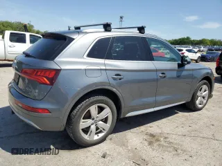 2018 Audi Q5 Premium Plus with VIN WA1BNAFYXJ2056895, listed as a Copart auction lot 52614905 with 87,456 mi miles and Salvage title. Bid and sale history available at DreamBid. Image 3.