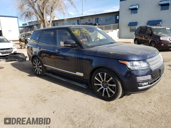 2014 Land Rover Range Rover Supercharged Autobiography with VIN SALGV2TF5EA153382, listed as a Copart auction lot 85955714 with 103,059 mi miles and Salvage title. Bid and sale history available at DreamBid. Image 4.