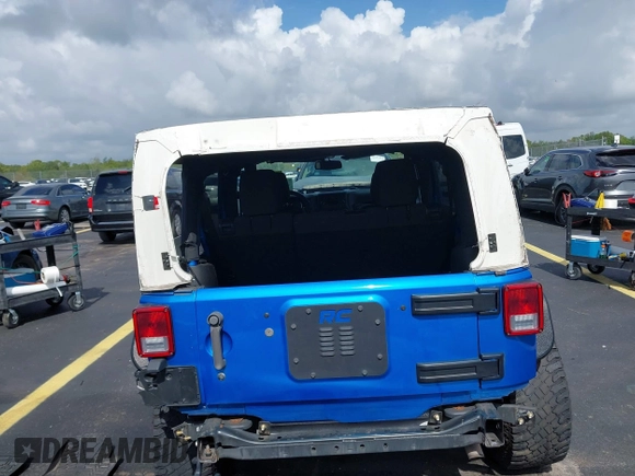 2015 Jeep Wrangler Unlimited Sport with VIN 1C4BJWDG1FL716400, listed as a IAAI auction lot 42645745 with 83,199 mi miles and . Bid and sale history available at DreamBid. Image 17.